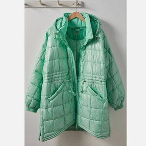 NWT Fp Movement by Free People Patricia Packable Poncho Puffer Jacket Coat XS